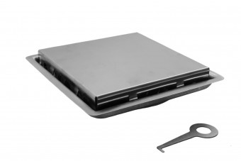 Ralo Quadrado Aparente Inox304