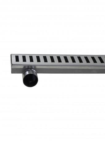 Ralo Linear Perfurado Saida Lateral Horizontal Inox304