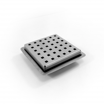 Ralo Quadrado Perfurado 20x20 Inox304