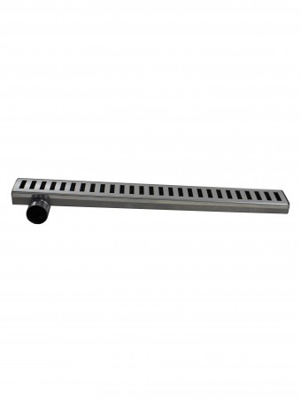 Ralo Linear Perfurado Saida Lateral Horizontal Inox304